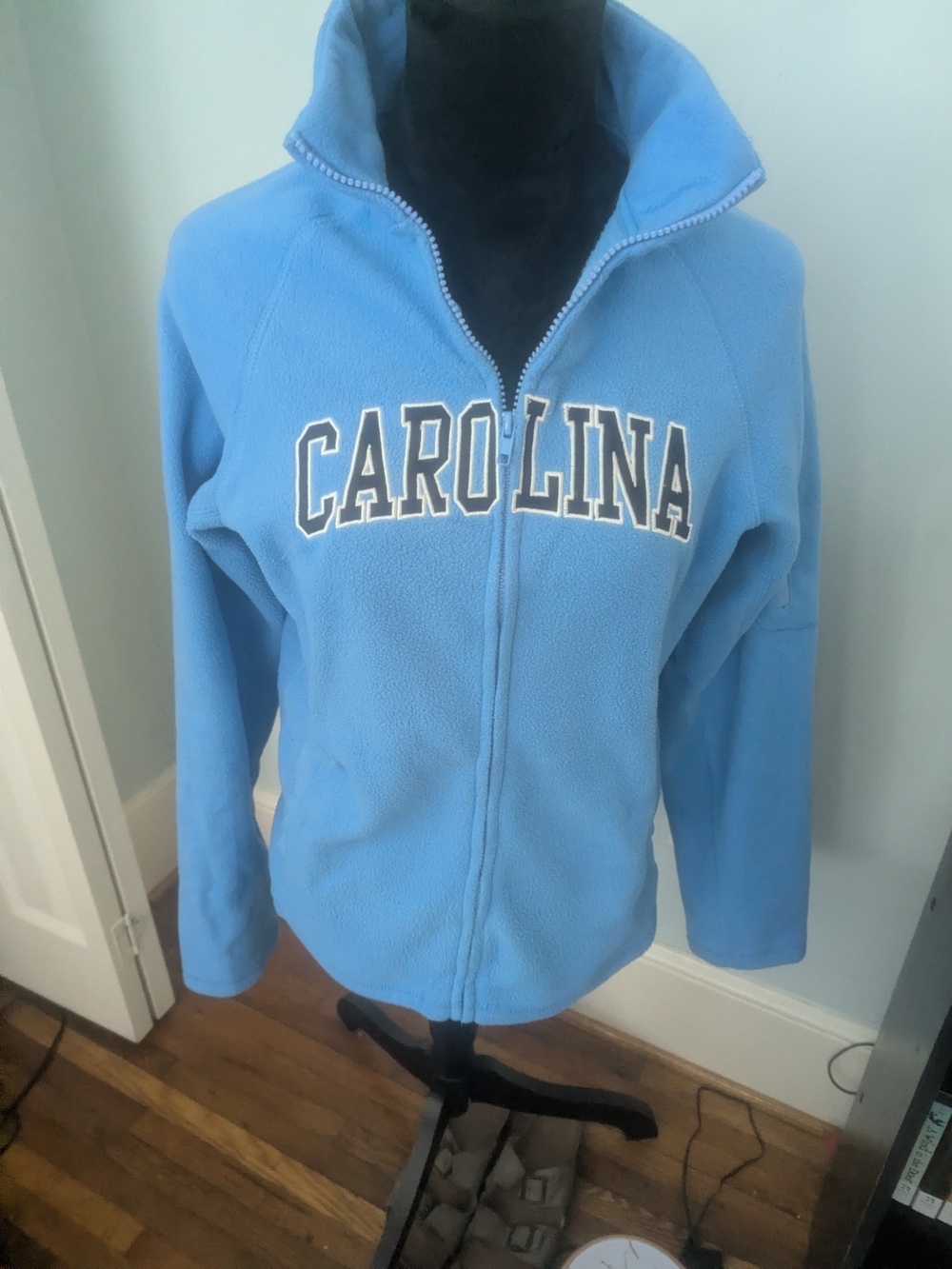 Colosseum Carolina Light Blue Teddy Fleece Jacket